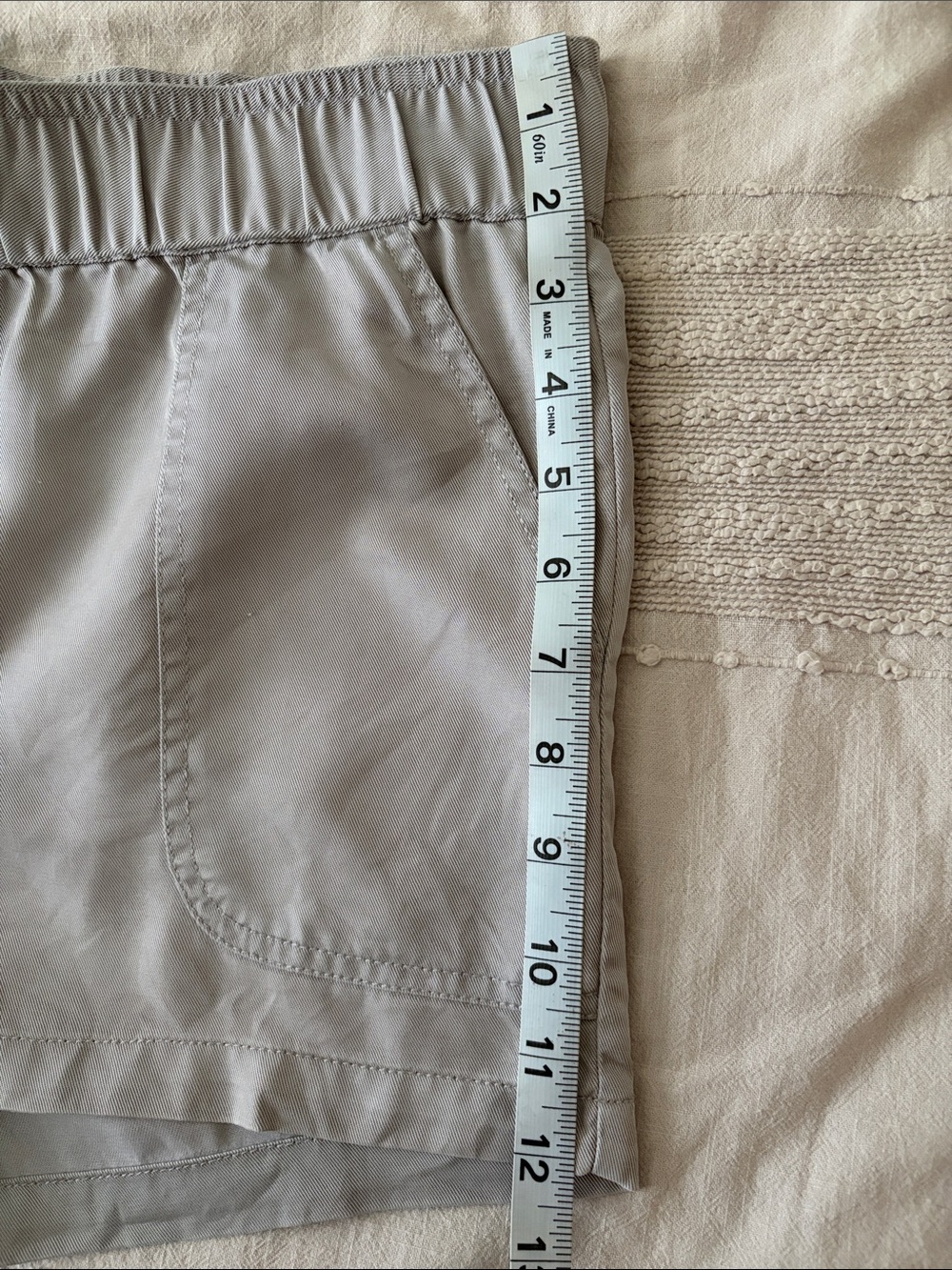 Tentree Light Gray Drawstring Women's Athletic Shorts - Picture 8 of 8